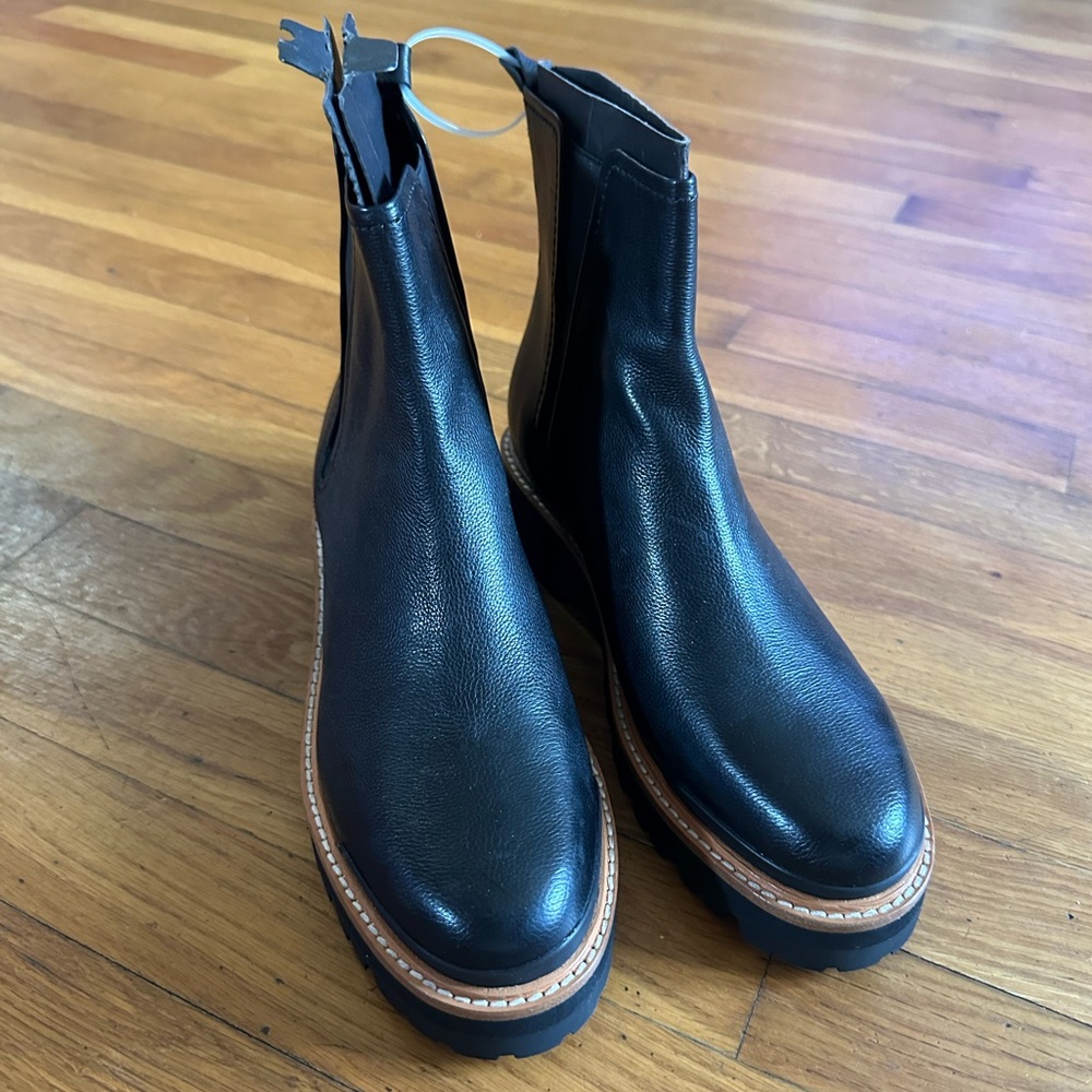 Marc Fisher Black Ankle Boots - Picture 5 of 7